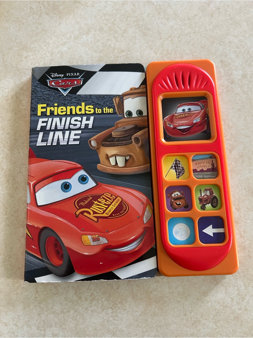 (3/$10) Disney Cars Sound Book - Lightning McQueen